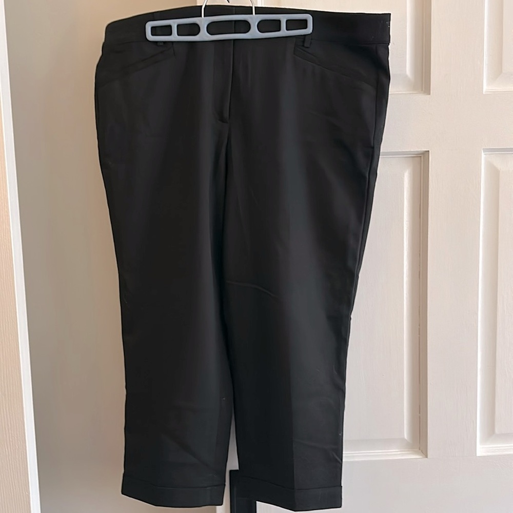 Wide leg capri slack from Lane Bryant